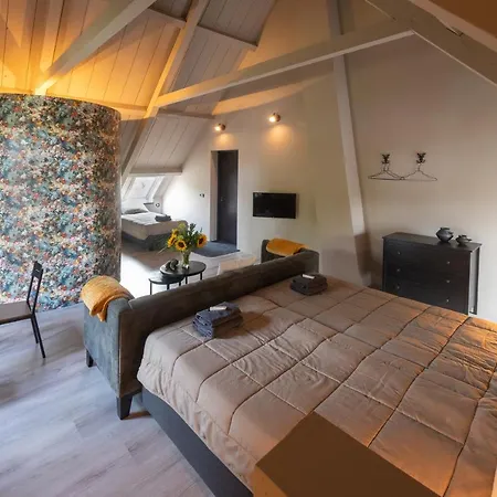 Landelijke Boerderijkamer, Dichtbij Kinderdijk Appartement