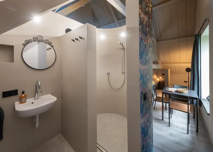 Apartment Landelijke Boerderijkamer, Dichtbij Kinderdijk